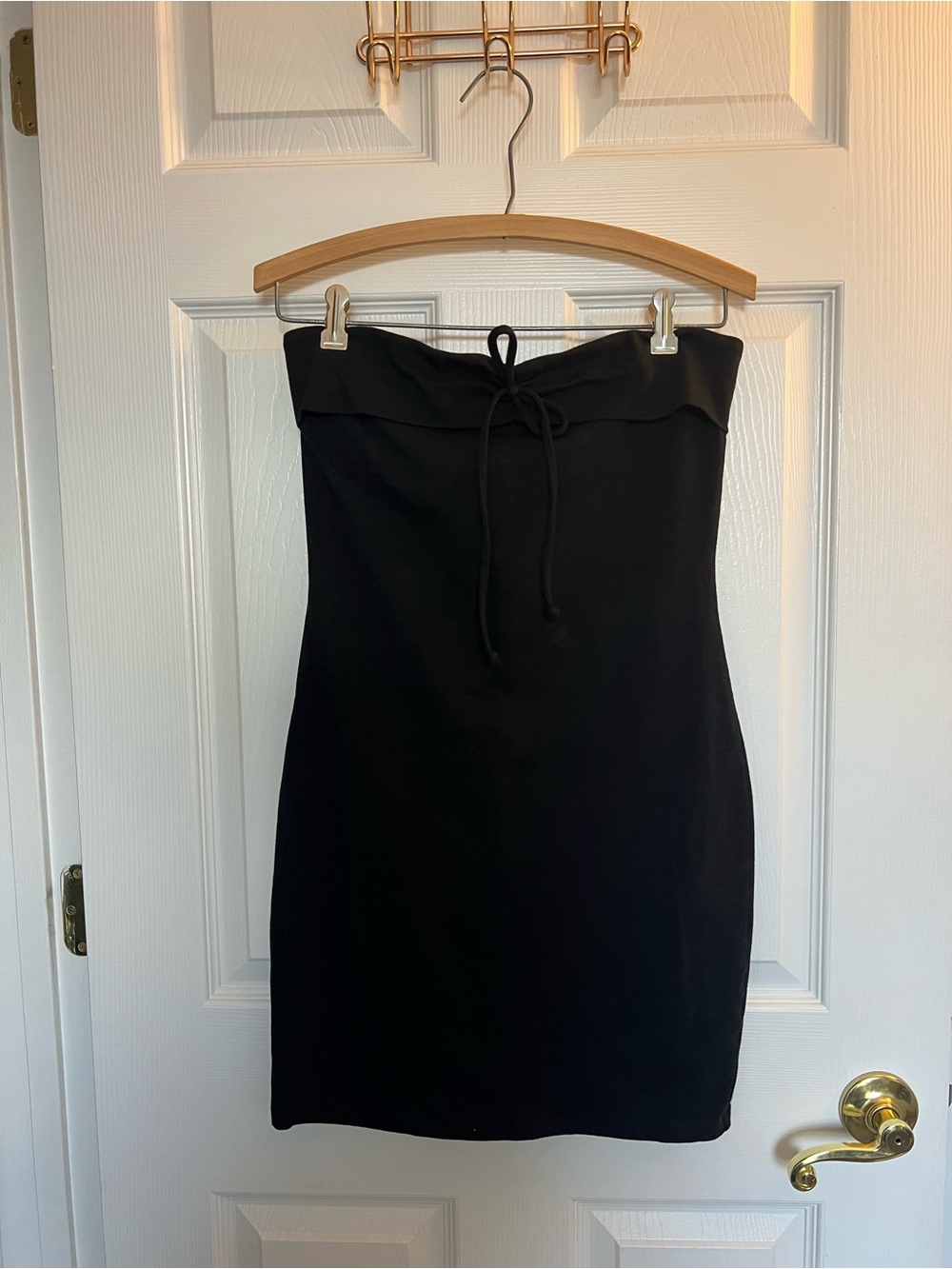 Black Strapless Dress
